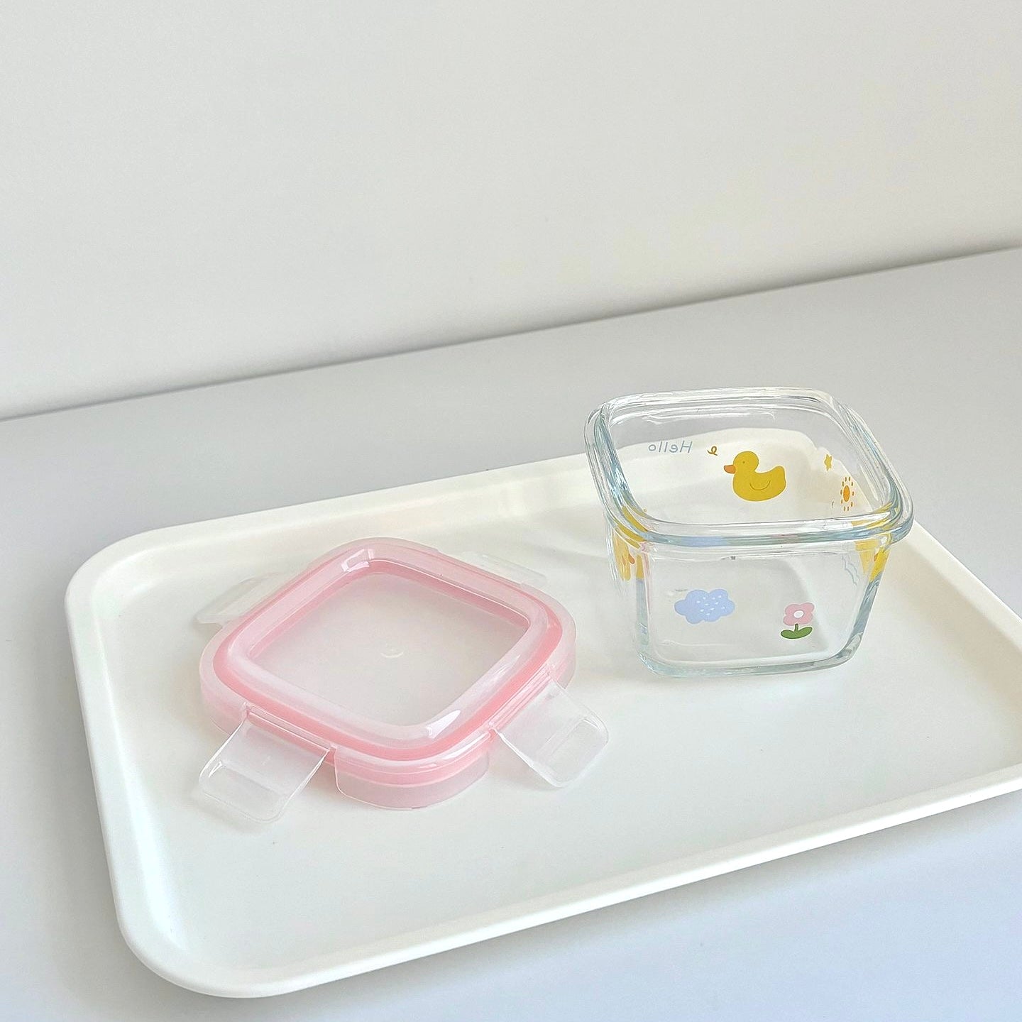 Mini Duck Glass Food Storage Containers - 150ML
