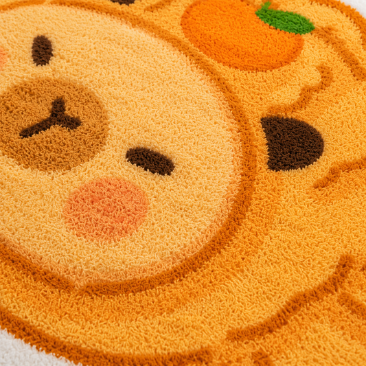 Taiyaki Plush Bathroom Rug - Size 50x80cm