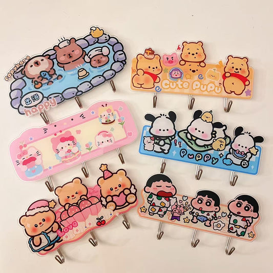 Cute Acrylic Wall Hooks – No-Drill, Strong Hold