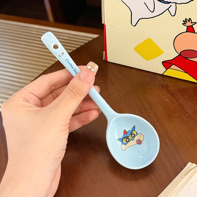 Crayon Shin-chan Ceramic Spoon | 4 Colors