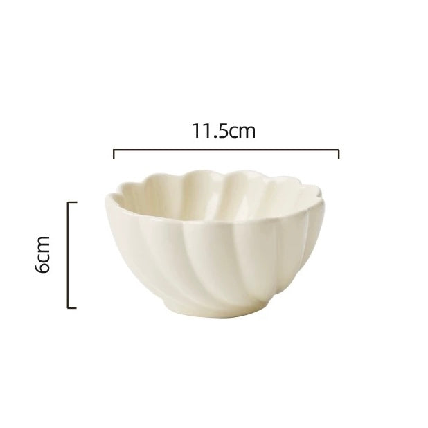 Pastel Spring Dinnerware Set – Cream & Green