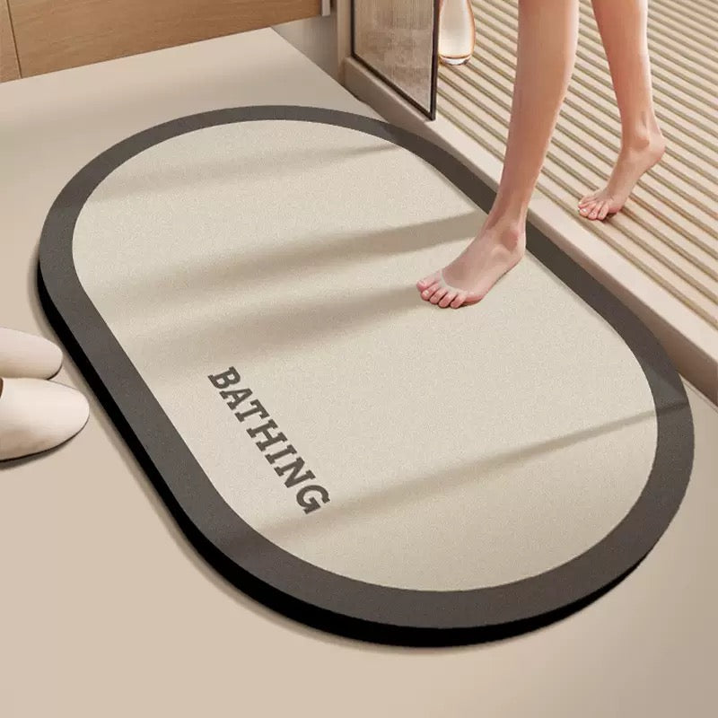 Minimalist Off-White
Bathroom Absorbent Mat - Size 40x60cm / 50x80cm
