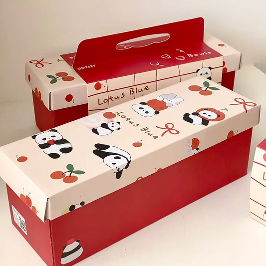 Lucky Panda Ceramic Bowl Gift Set - Set of 5