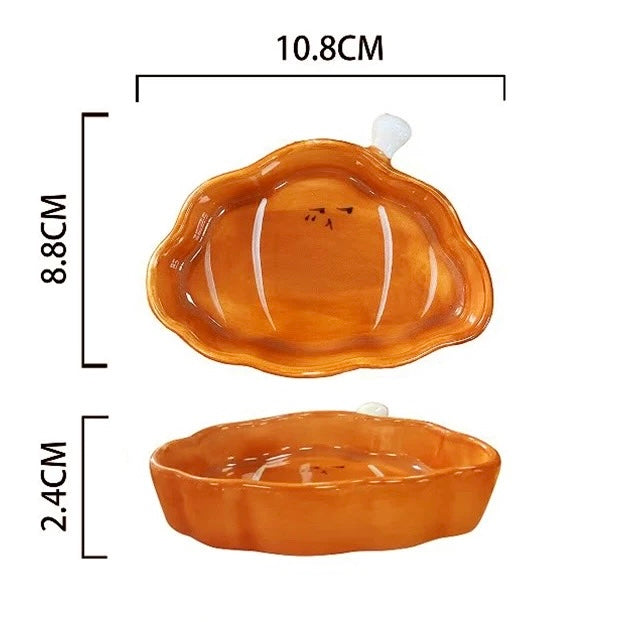 Bread-Shaped Ceramic Sauce Dishes