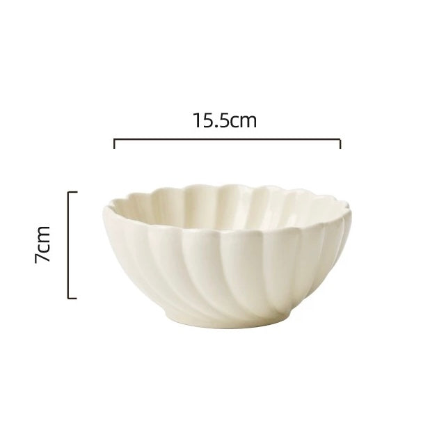 Pastel Spring Dinnerware Set – Cream & Green