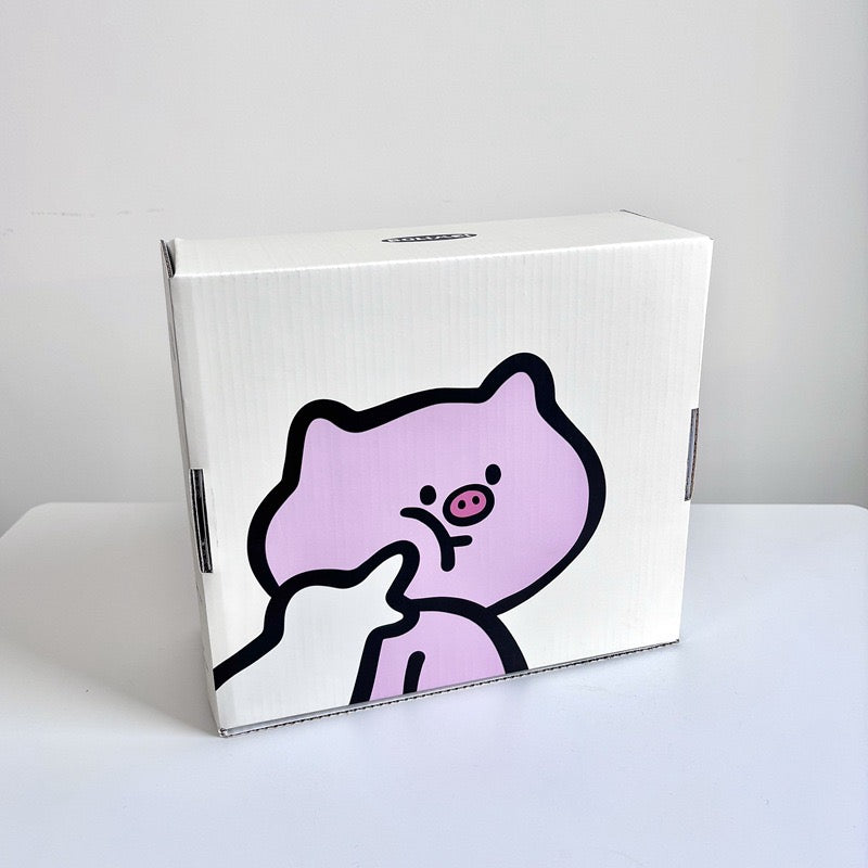 Cute Piggy Glass Pitcher Set – Cute 4-Piece Gift Box