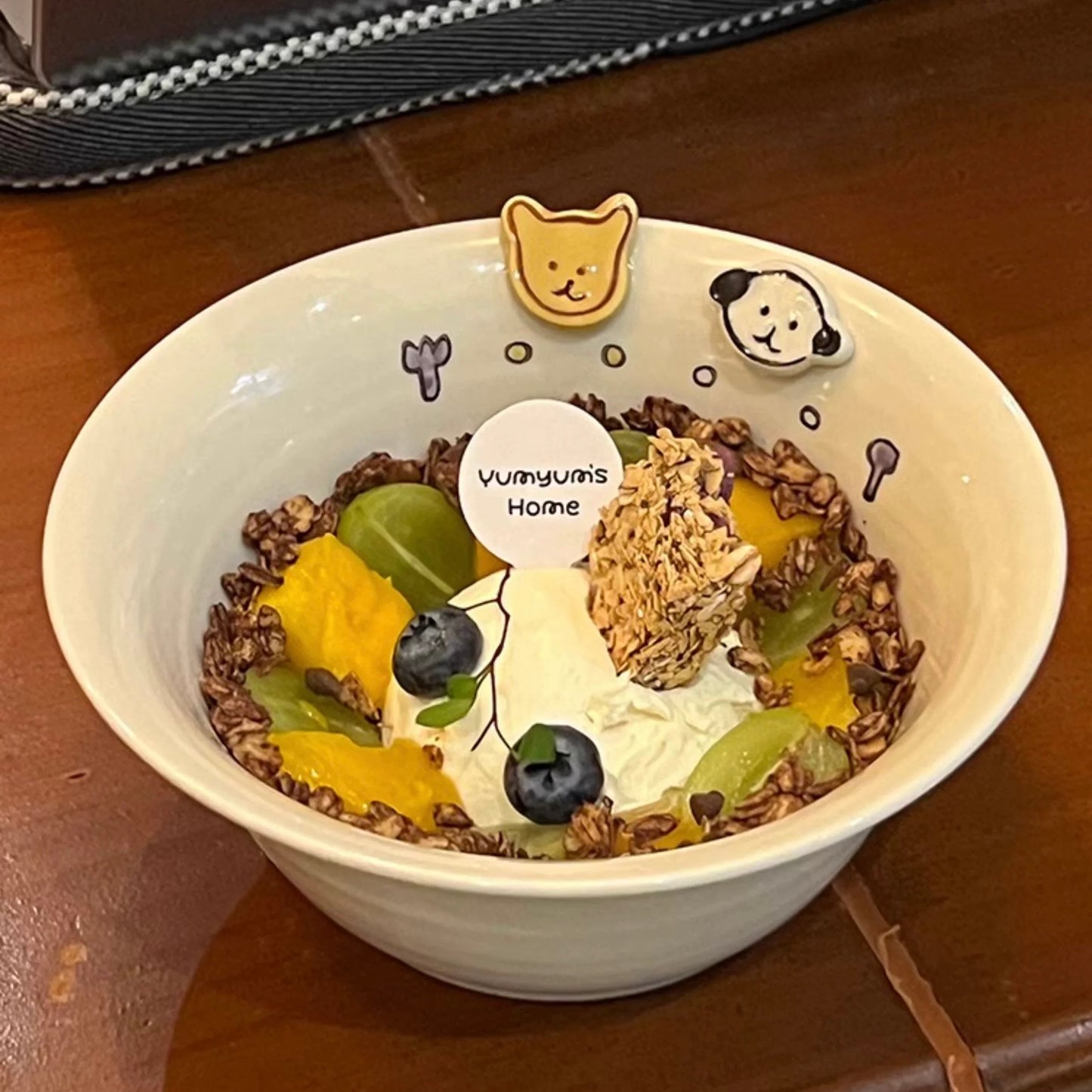 Cartoon Puppy Ceramic Yogurt Bowl | Gift-Ready Packaging