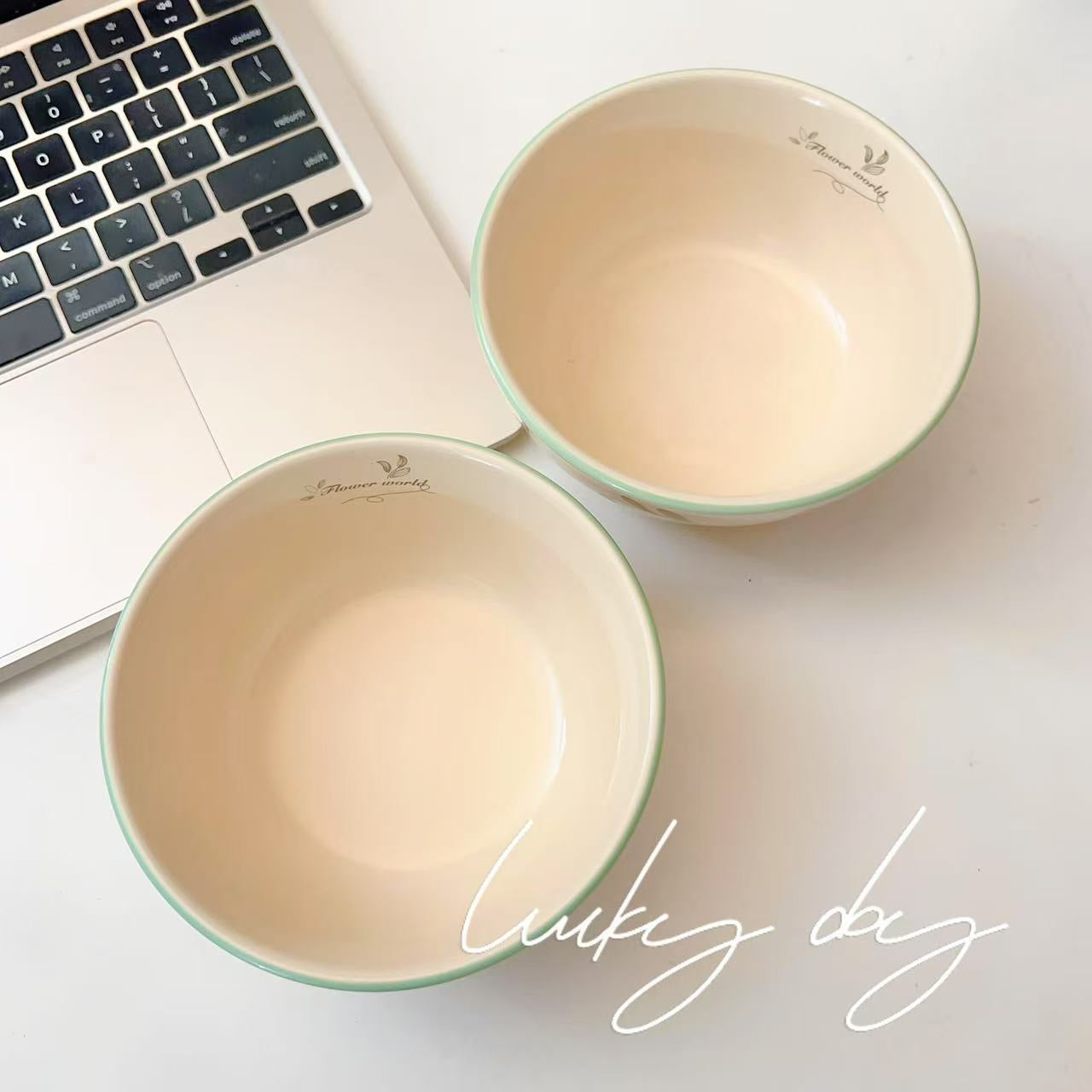Spring Floral Ceramic Soup Bowl - 350ML & 1500ML