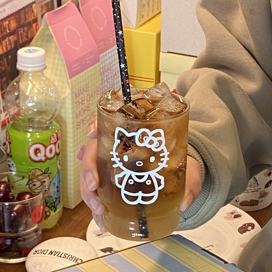 Cute Kitty Mini Glass Cup – 250ML
