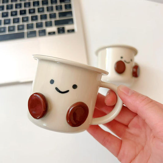 Cocoa Bean Ceramic Espresso Mug – 120ML