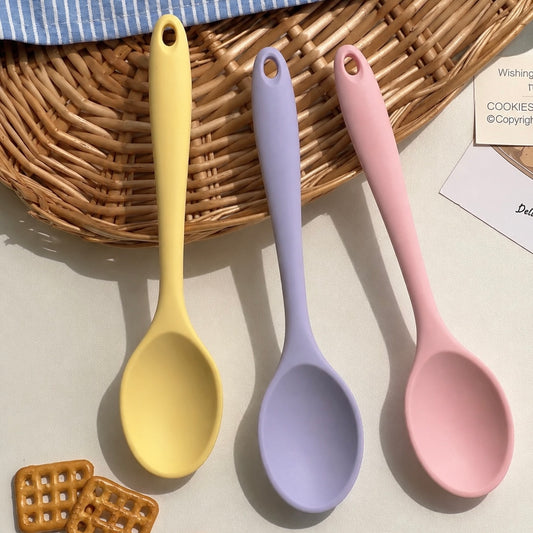 Morandi Color Food-Grade Silicone Spoon