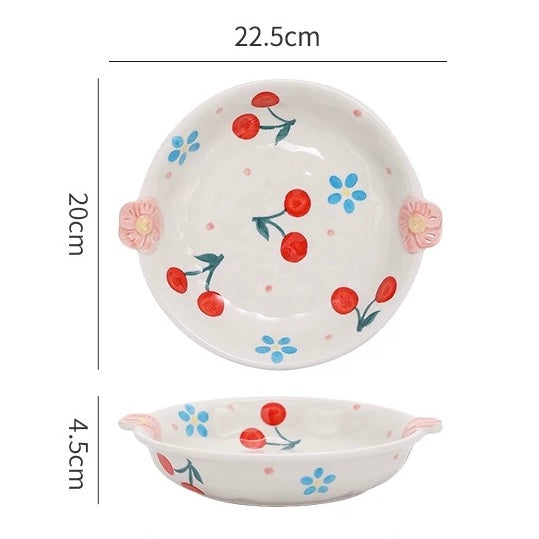 Cherry Blossom Hand-Painted Dinnerware Set