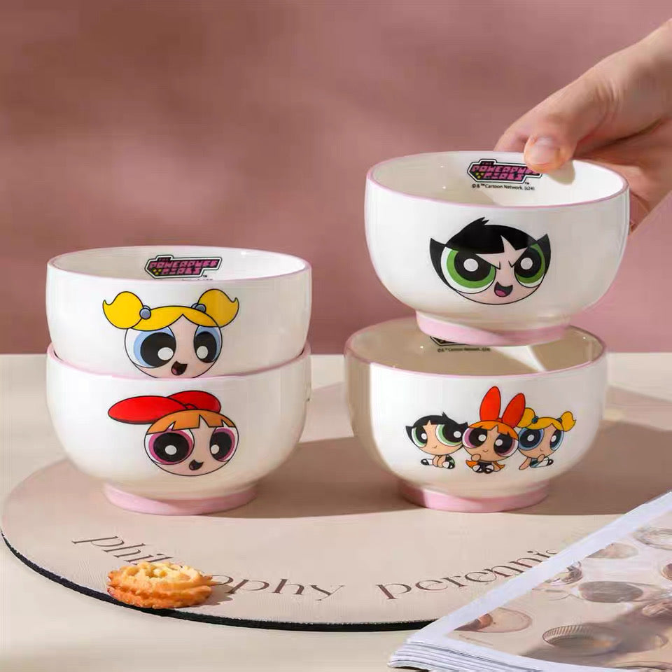 Powerpuff Girls Ceramic Bowl Gift Set - Set of 4