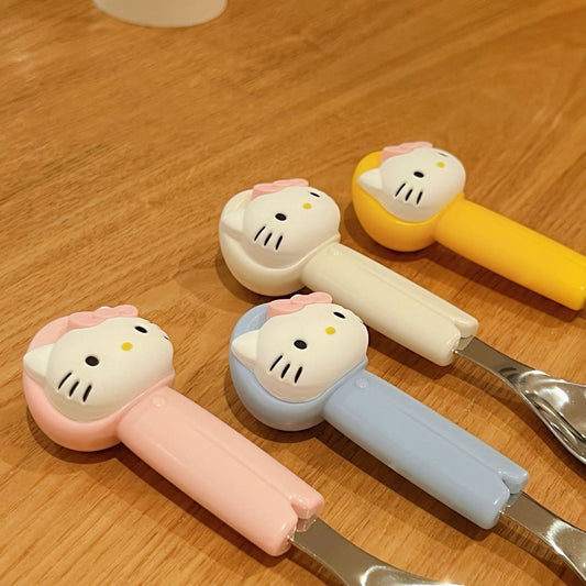 Cute Kitty Stainless Steel Spoon - 4 Colors