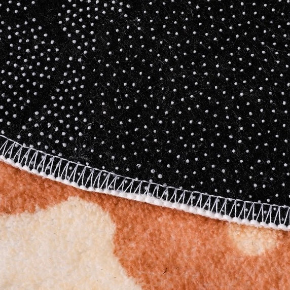 Basket Kitty Plush Bedside Rug | Ultra-Soft 100x100cm Round Carpet | Cozy & Soft Design