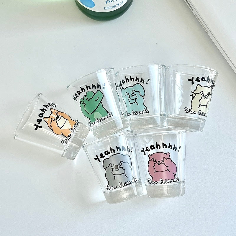 Cute Animal Shot Glass Gift Set – Set of 6, 50ML, Fun & Adorable Glassware for Parties