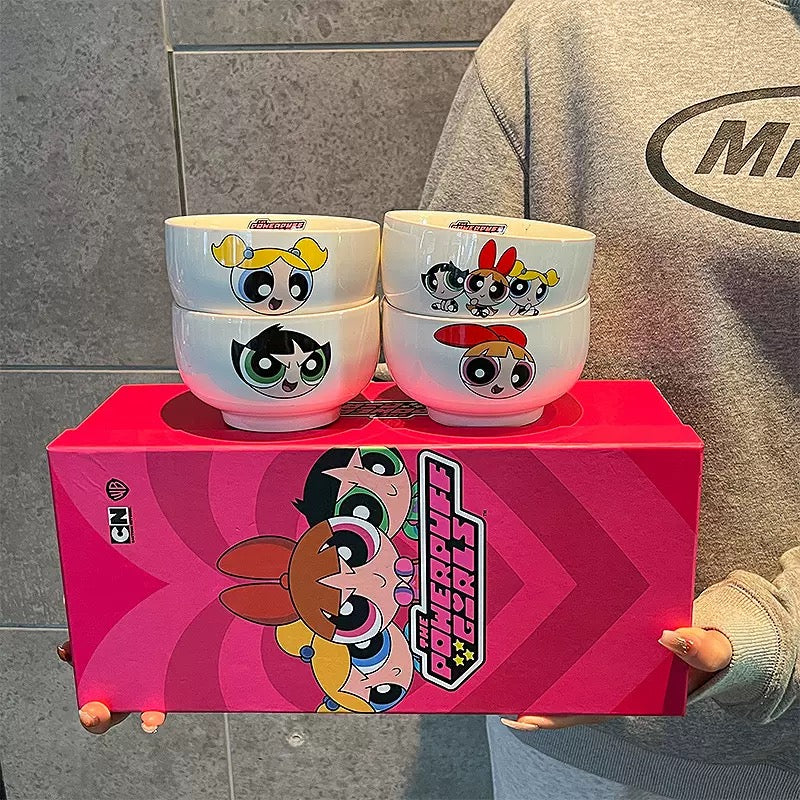Powerpuff Girls Ceramic Bowl Gift Set - Set of 4