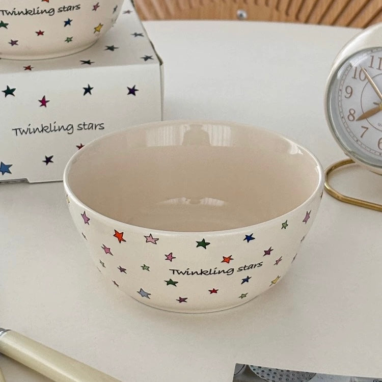Twinkling Star Ceramic Cereal Bowl, 400ML