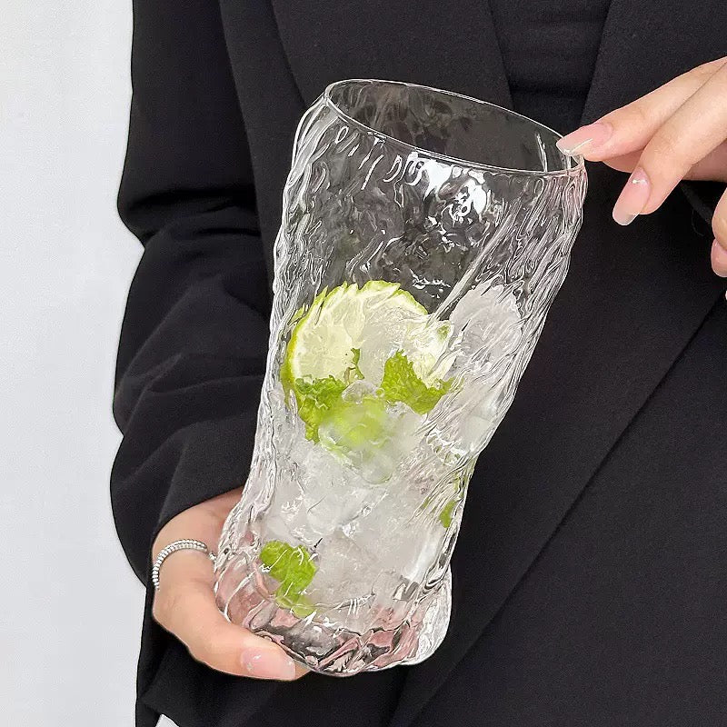 Tree Bark Pattern Beer Glass – 500ML