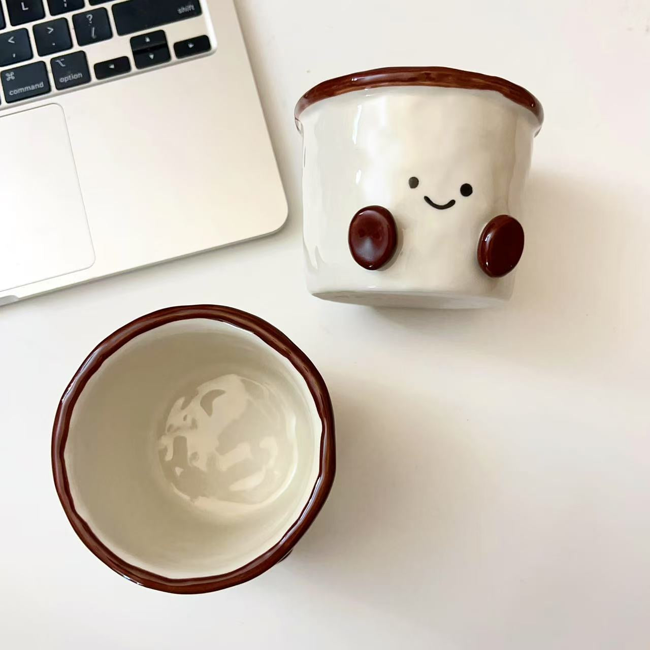 Cocoa Bean Ceramic Coffee Mug - 280ML
