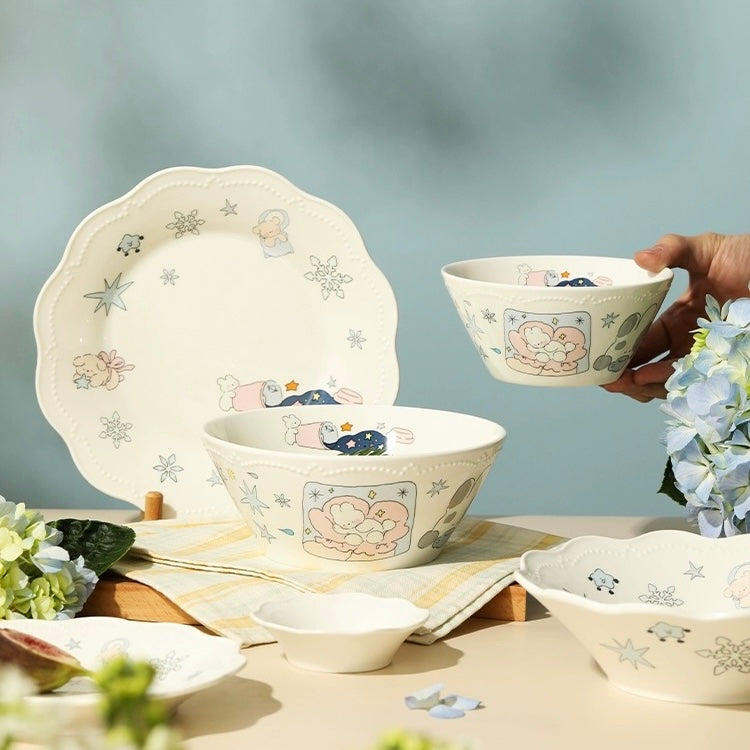 Home porcelain dinnerware best sale