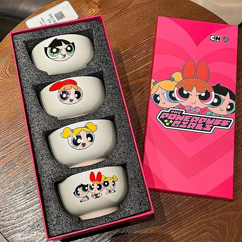 Powerpuff Girls Ceramic Bowl Gift Set - Set of 4