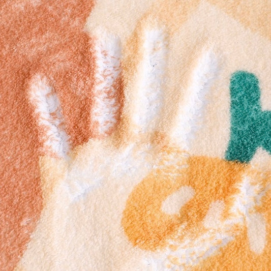 Basket Kitty Plush Bedside Rug | Ultra-Soft 100x100cm Round Carpet