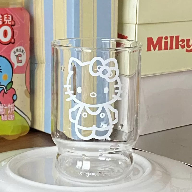Cute Kitty Mini Glass Cup – 250ML