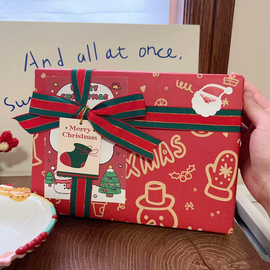 Colorful Kitty Ceramic Oval Dessert Plate, 8.7-Inch | Christmas Gift