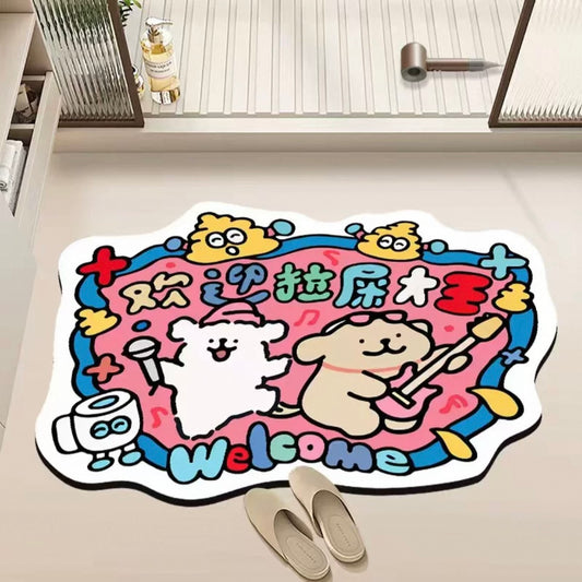King of Poop Bathroom Absorbent Mat - Size 45x70cm