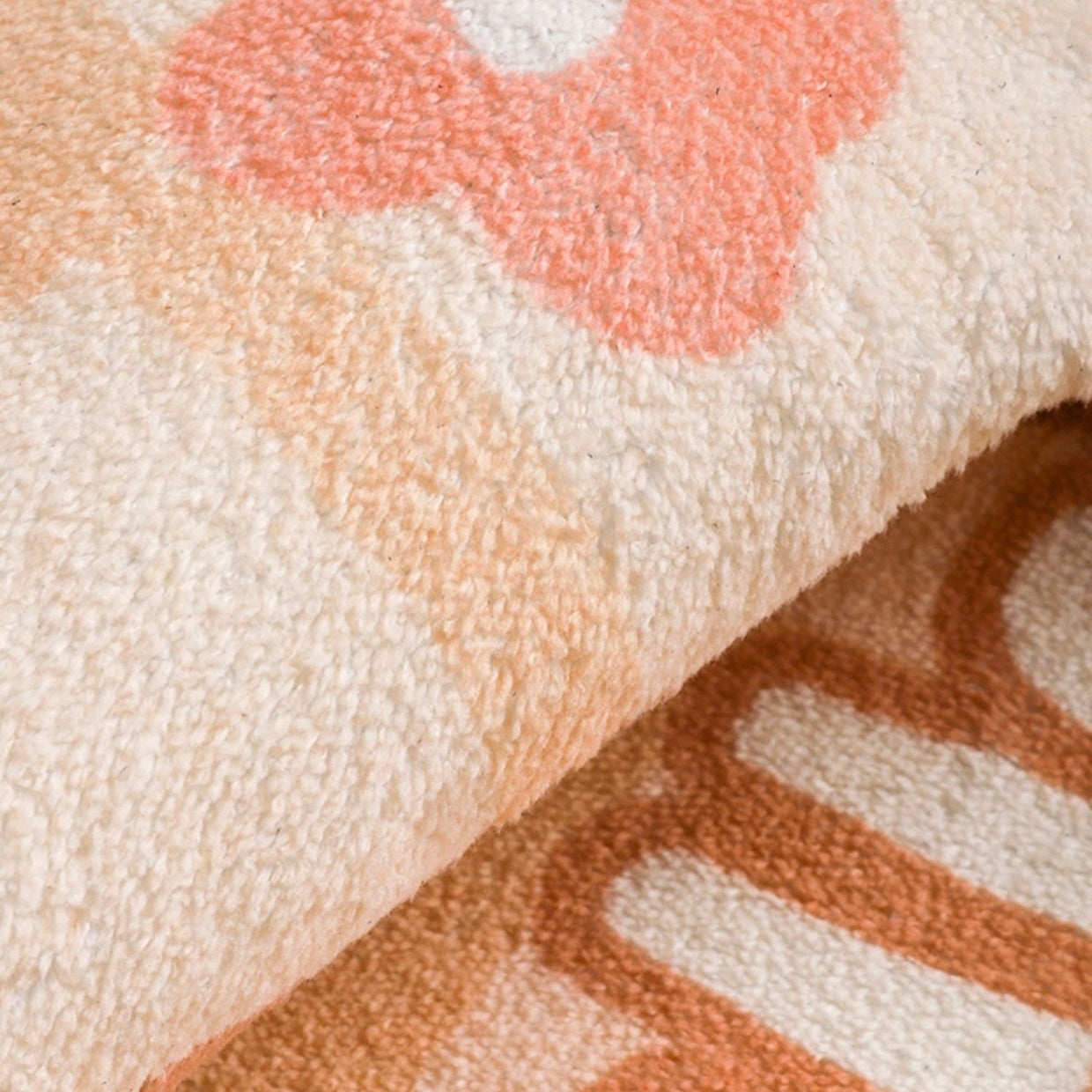 Basket Kitty Plush Bedside Rug | Ultra-Soft 100x100cm Round Carpet | Cozy & Soft Design