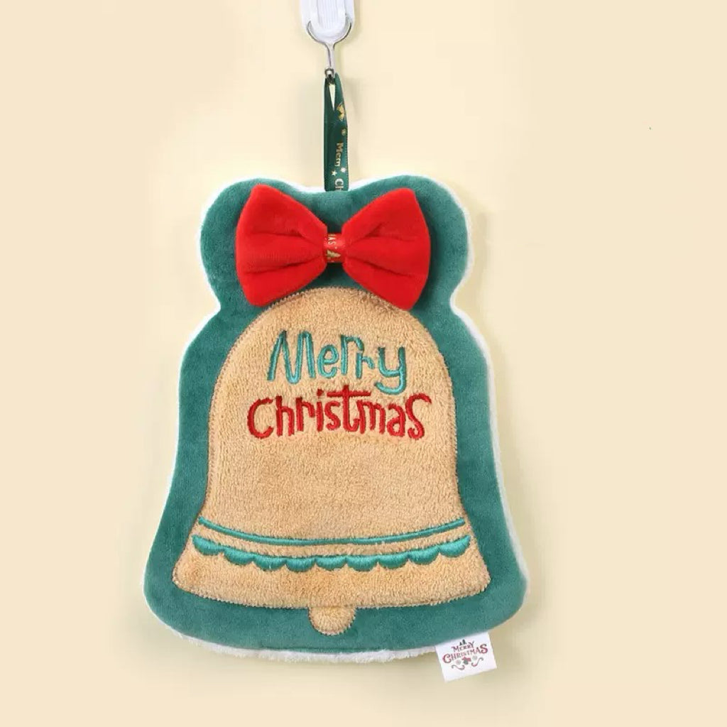 Christmas Shaped Hand Towel - 4 Designs | Christmas Gift