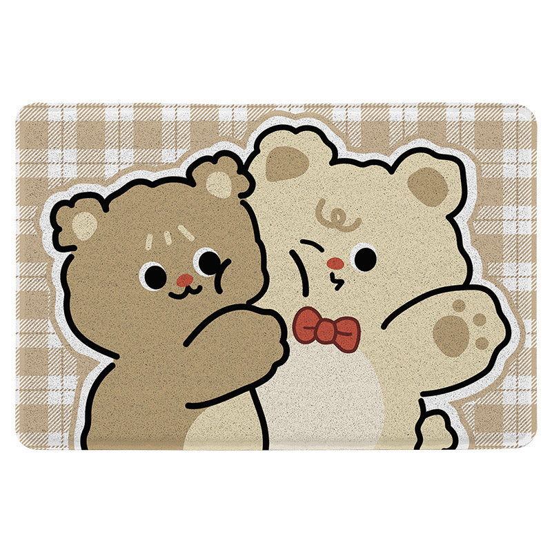 Bear Friend Welcome Doormat - Size 60x90cm