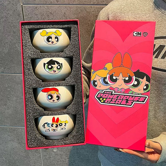 Powerpuff Girls Ceramic Bowl Gift Set - Set of 4