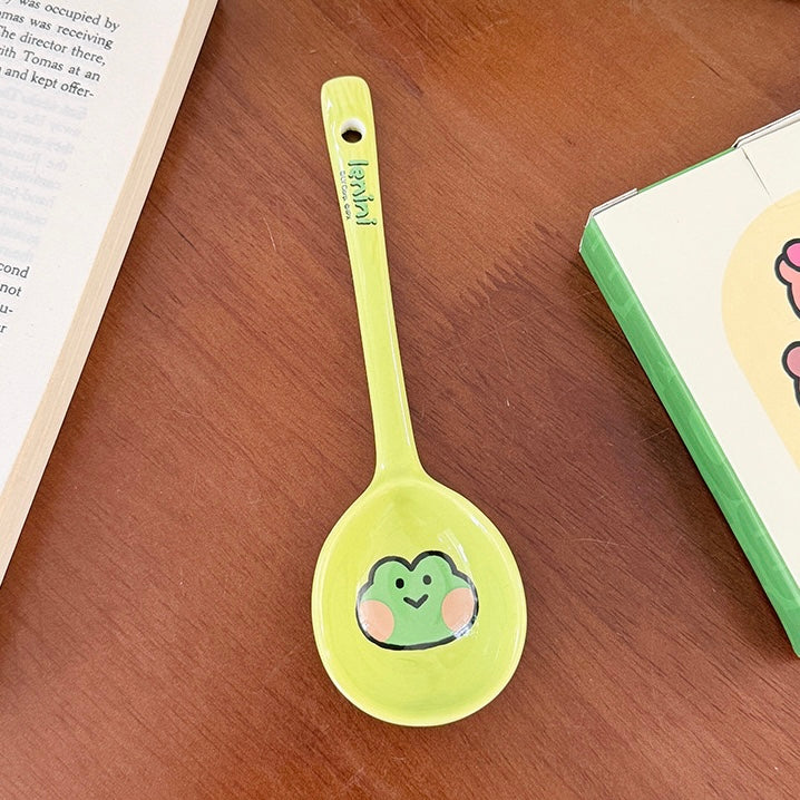 Brown Bear Family Ceramic Spoon | 4 Styles