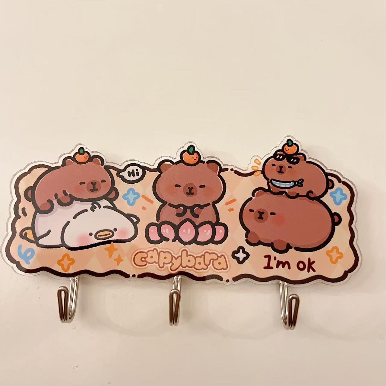 Cute Acrylic Wall Hooks – No-Drill, Strong Hold