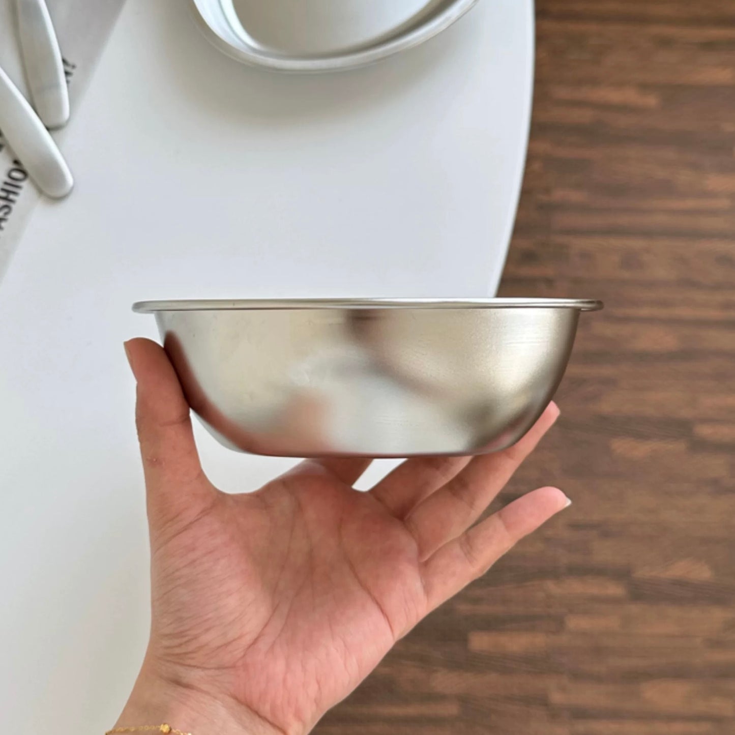 Bear-Shaped Stainless Steel Bowl