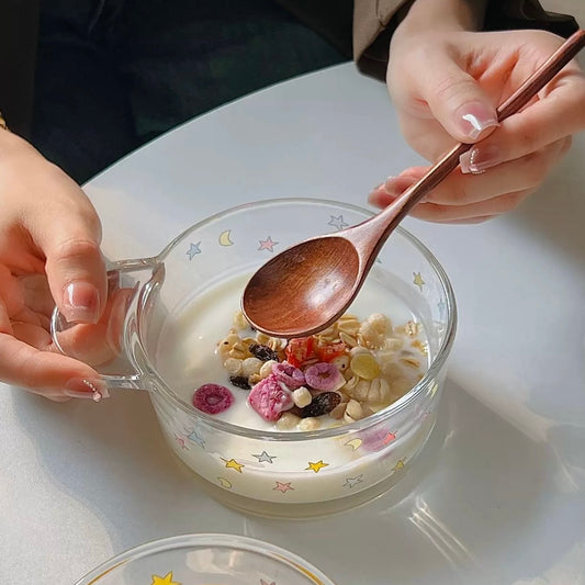 Starry Night Glass Yogurt Bowl – 400ML