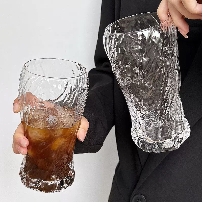 Tree Bark Pattern Beer Glass – 500ML