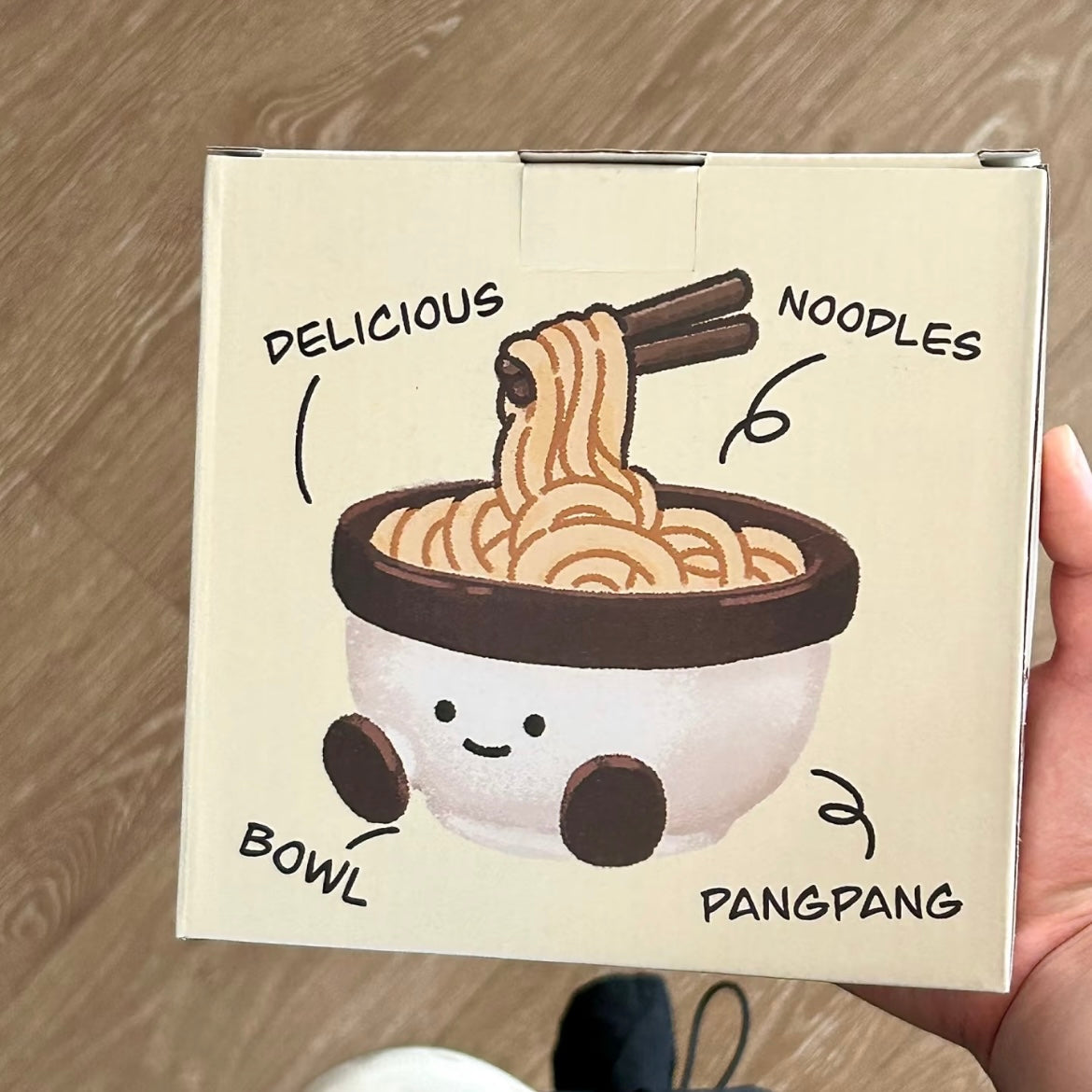 Cute Footed Ceramic Ramen Bowl – 1000ML Capacity