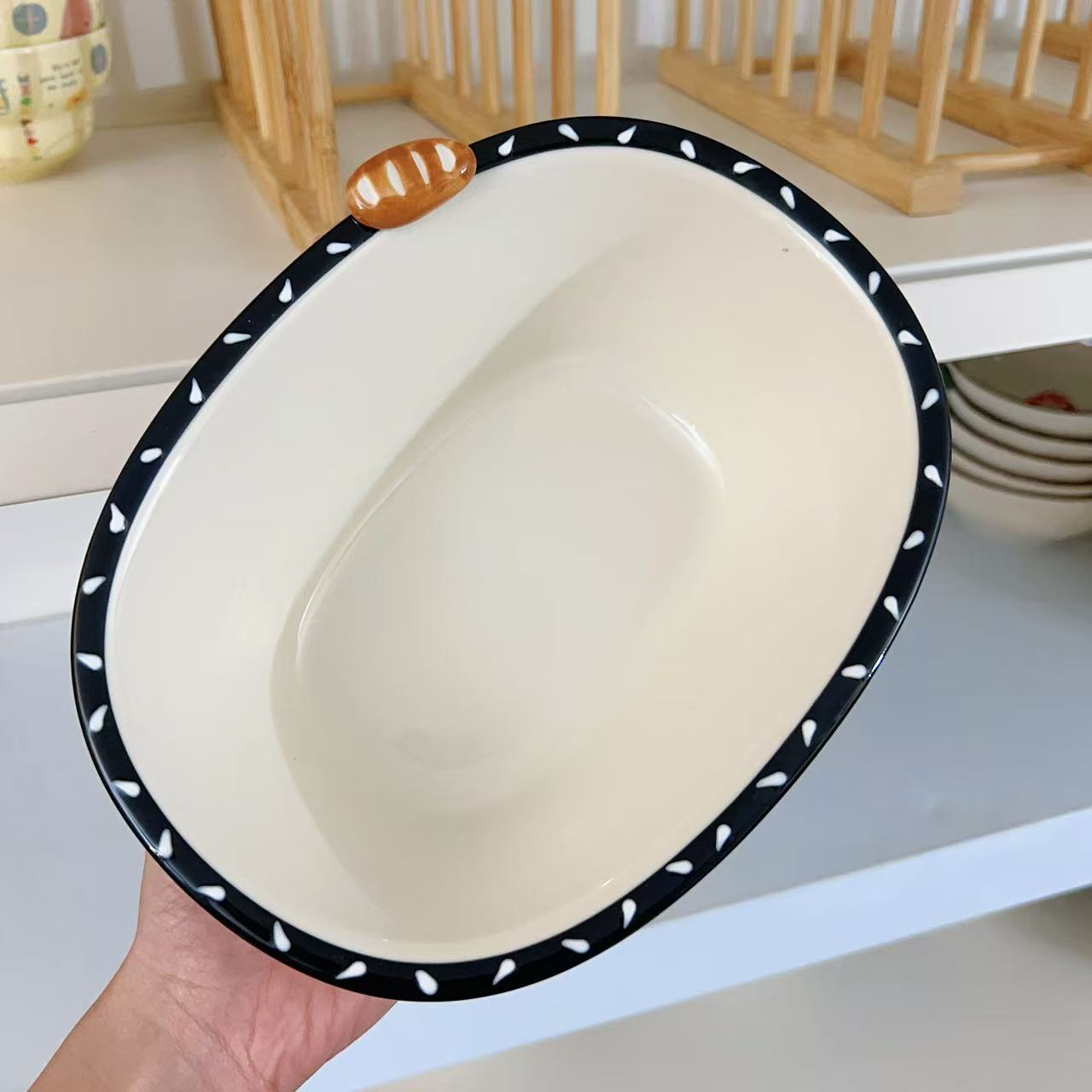 Sesame Bread Ceramic Bowls - 360ML & 900ML