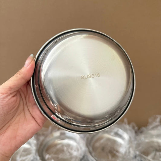 Cute Rabbit Stainless Steel Small Plate