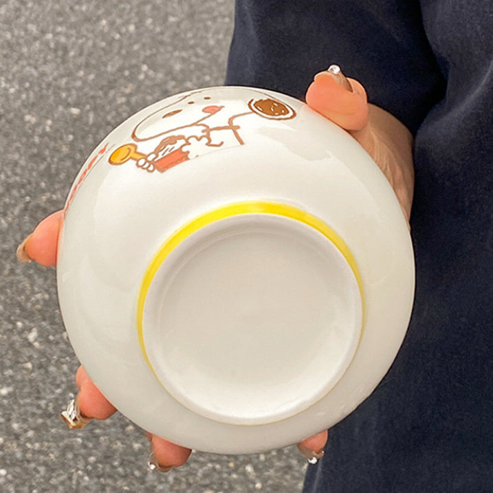 Snoopy Ceramic Bowl Gift Set – Set of 4, 350ML