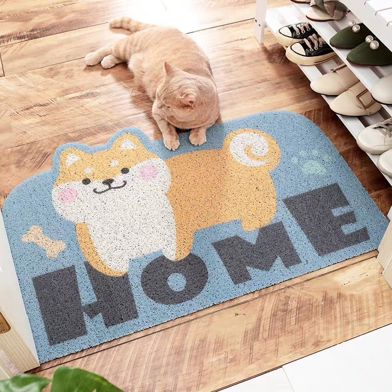 Adorable Shiba Inu Welcome Doormat - Size 60x90cm/80x120cm