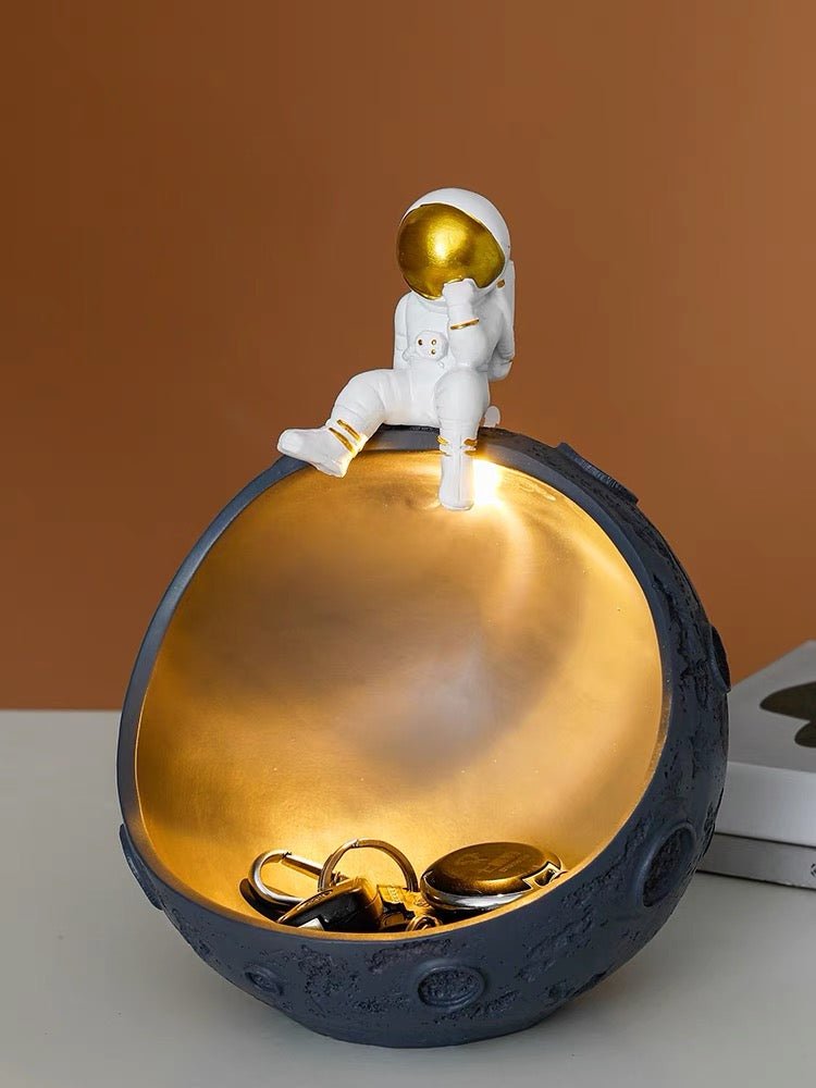 Astronaut Planet Decor Piece