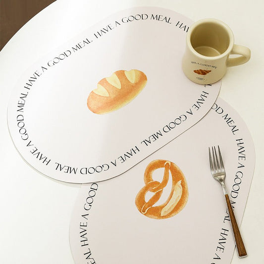 Bread Lover's Leather Table Mats