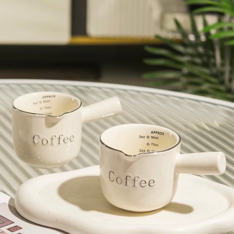 Coffee Ceramic Creamer, 90ML Capacity