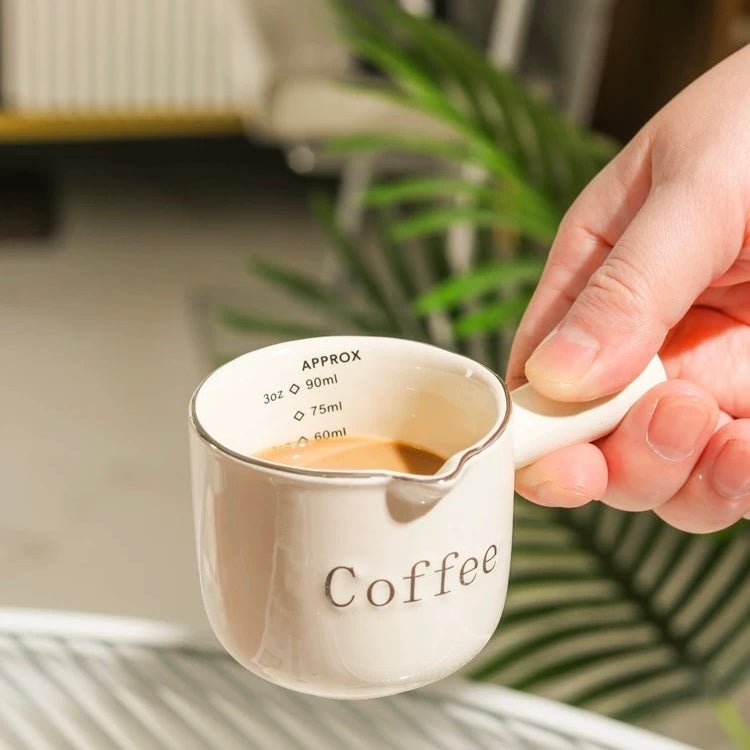 Creamy White Coffee Ceramic Creamer
