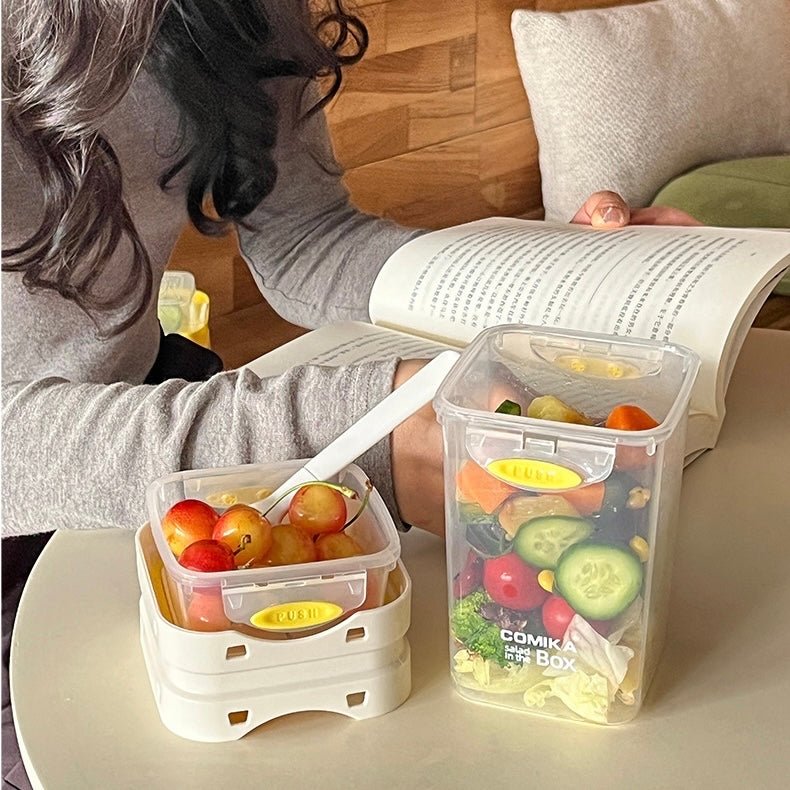 Comika Double- Layer Salad Box
