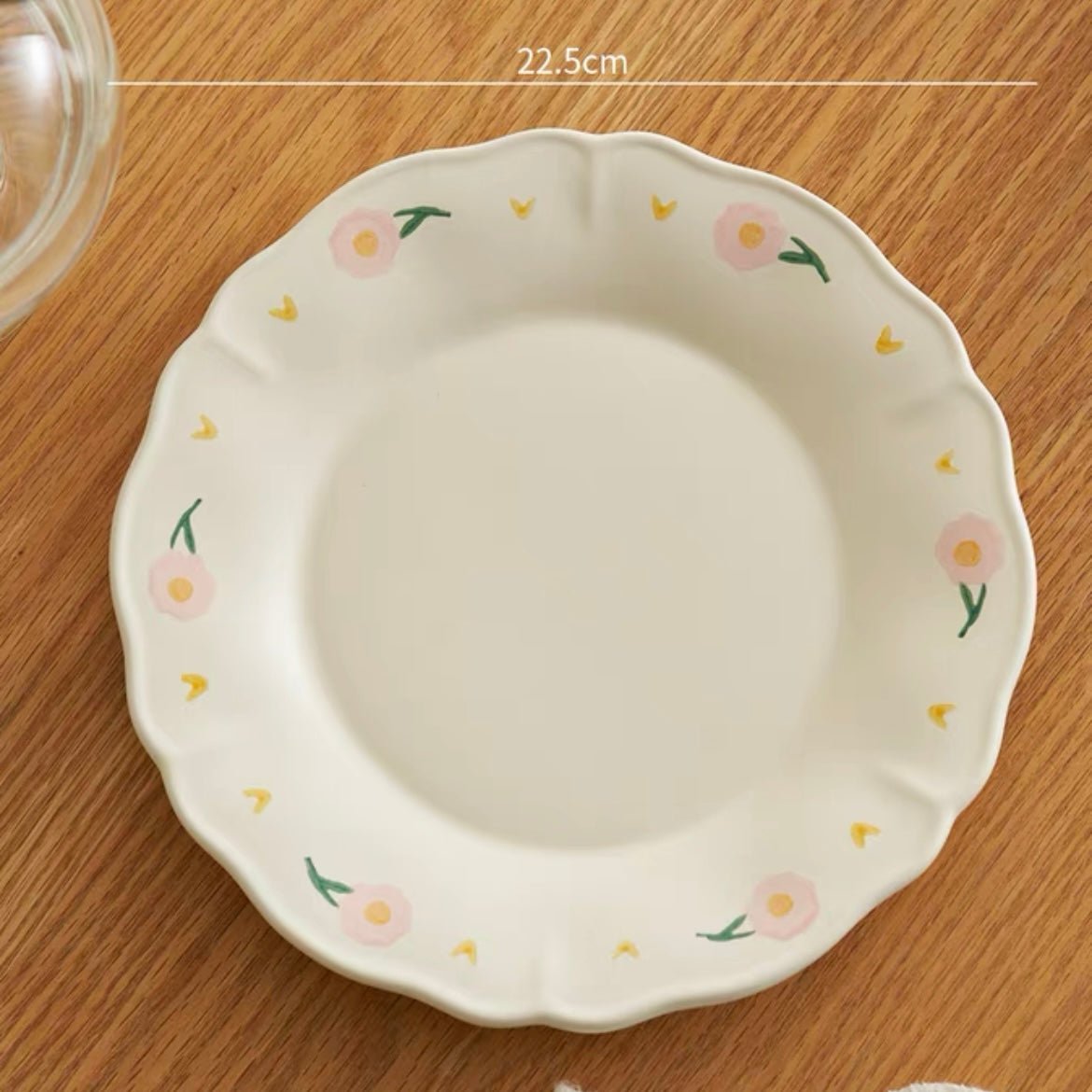 Creamy White Floral Series Ceramic Dinnerware Set